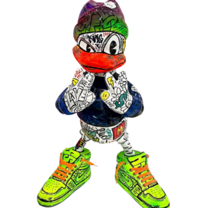 grafitiduckfreebackgorund Urban Freak Saint™